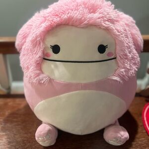 Squishmallows Official Kellytoy 16 Inch (Brina Pink Bigfoot)